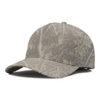 Independent Trading Co. INDHAT5P, Five Panel Classic Twill Snapback Hat, White Deadwood Tree Camo