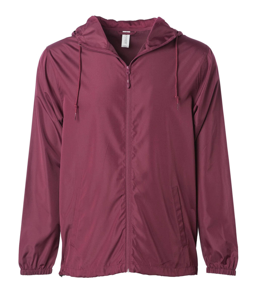 INDEPENDENT EXP54LWZ-P1, Exp54lwz - Lightweight Windbreaker Jacket (colors A-s), Maroon