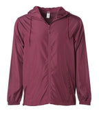 INDEPENDENT EXP54LWZ-P2, Exp54lwz - Lightweight Windbreaker Jacket (safety Yellow), Maroon
