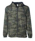 INDEPENDENT EXP54LWZ, Lightweight Windbreaker Jacket, Forest Camo