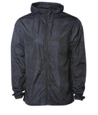 INDEPENDENT EXP54LWZ, Lightweight Windbreaker Jacket, Black Camo