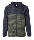 INDEPENDENT EXP54LWZ, Lightweight Windbreaker Jacket, Black Forest Camo