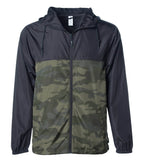 INDEPENDENT EXP54LWZ, Lightweight Windbreaker Jacket, Black Forest Camo
