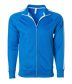 INDEPENDENT EXP70PTZ, Unisex Lightweight Poly-tech Track Jacket, Aster Blue