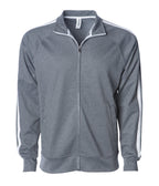 INDEPENDENT EXP70PTZ, Unisex Lightweight Poly-tech Track Jacket, Gunmetal Heather