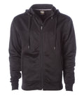 INDEPENDENT EXP80PTZ Poly-Tech Zip Hooded Sweatshirt, Zip Hoodies, Black