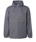 INDEPENDENT EXP94NAW, Water Resistant Windbreaker Anorak Jacket, Graphite