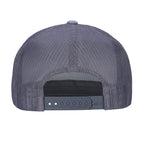 Yupoong F06006, - Yp Classics 5 Panel Flat Peak Snap Back Trucker Cap, Grey Heather