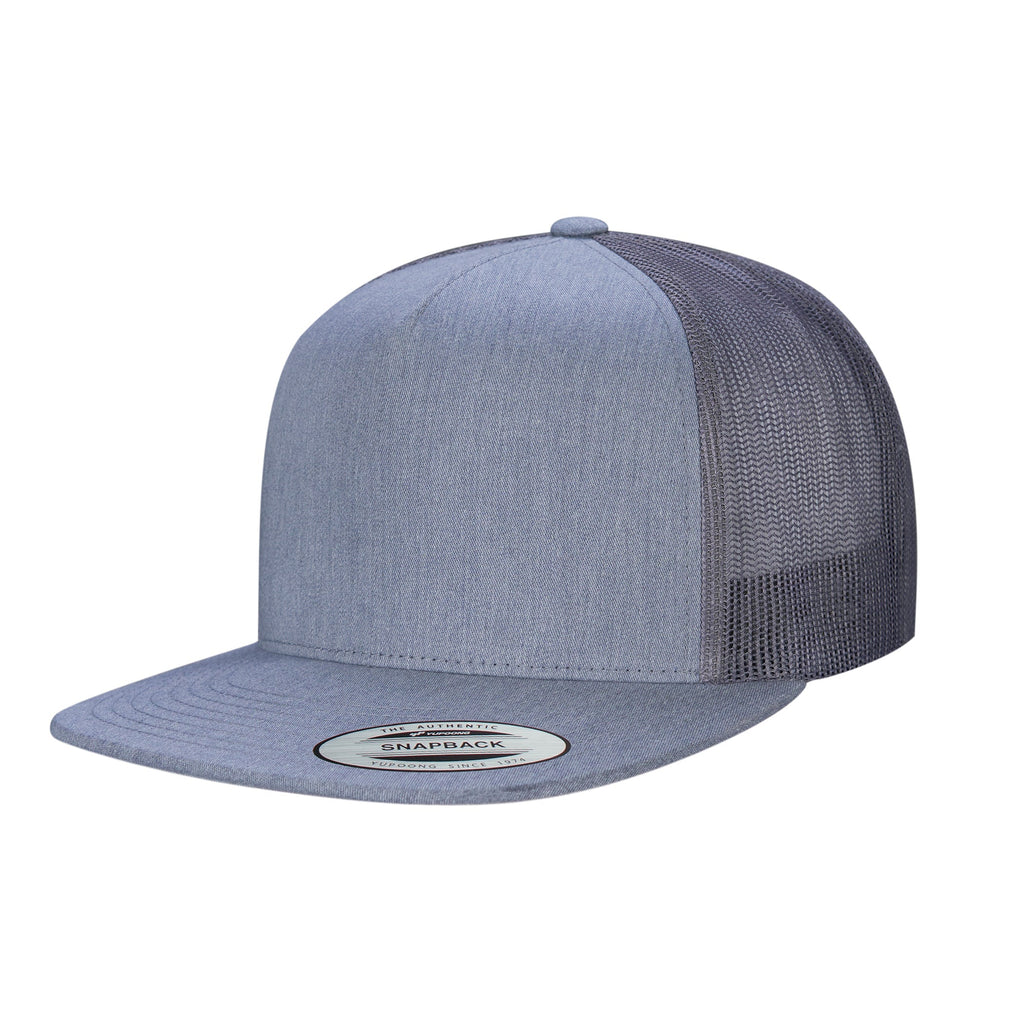 Yupoong-F06006 cap in Grey Heather