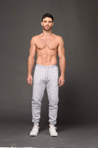 Milltex Sportswear 724, Adult Unisex Mid Weight Classic Jogger Pants, Grey Heather