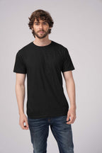 Milltex Sportswear 900, Unisex Cotton T-shirt | Lightweight Soft Crew Neck Plain Tee, Black Heather