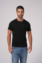 Milltex Sportswear 900, Unisex Cotton T-shirt | Lightweight Soft Crew Neck Plain Tee, Black