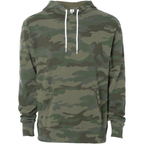 INDEPENDENT AFX90UN, Unisex Pullover Hooded Sweatshirt, Forest Camo