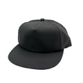 NISSI CAPS GNV-011, Cvc 5 Panels Unstructured Flat Bill Cap, Charcoal