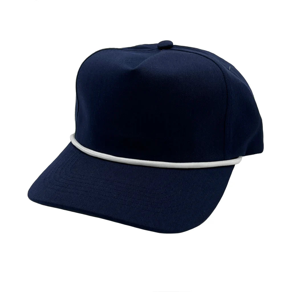 Navy With White String