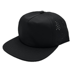 NISSI CAPS GNV-DT724FVN, - 5 Panels Droplets Mesh Flat Bill, Black