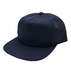 NISSI CAPS GNV-DT724FVN, - 5 Panels Droplets Mesh Flat Bill, Navy