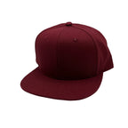 NISSI CAPS GNV-OTS001, - 6 Panels Flat Bill Snapback, Burgundy