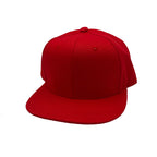 NISSI CAPS GNV-OTS001, - 6 Panels Flat Bill Snapback, Red