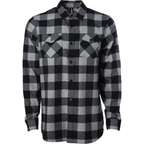 INDEPENDENT EXP50F, Men's Flannel Shirt, Grey Heather Black