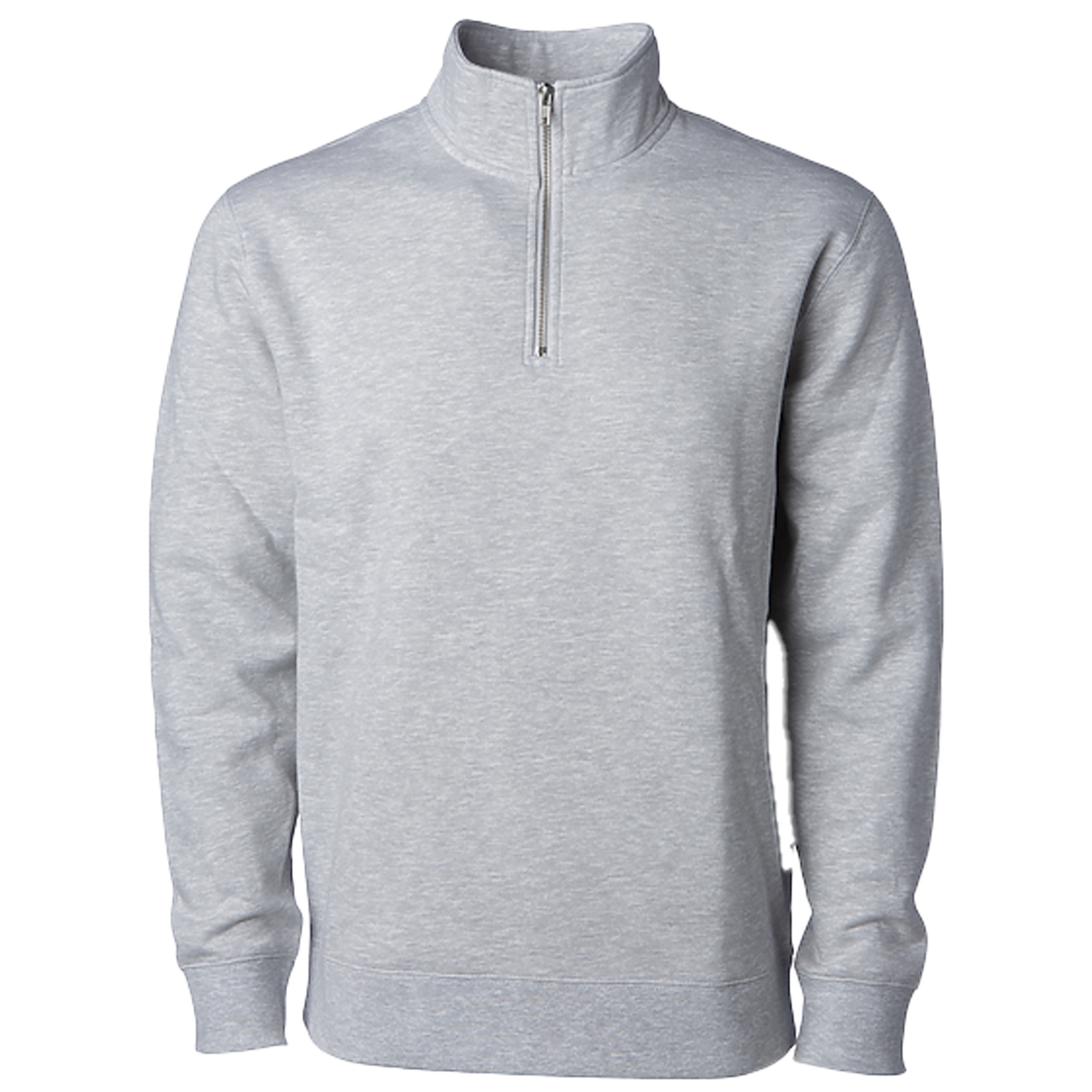 INDEPENDENT SS4600QZ-P1, Ss4600qz - Midweight Quarter Zip (colors A-g), Grey Heather