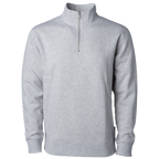 INDEPENDENT SS4600QZ-P2, Ss4600qz - Midweight Quarter Zip (navy), Grey Heather