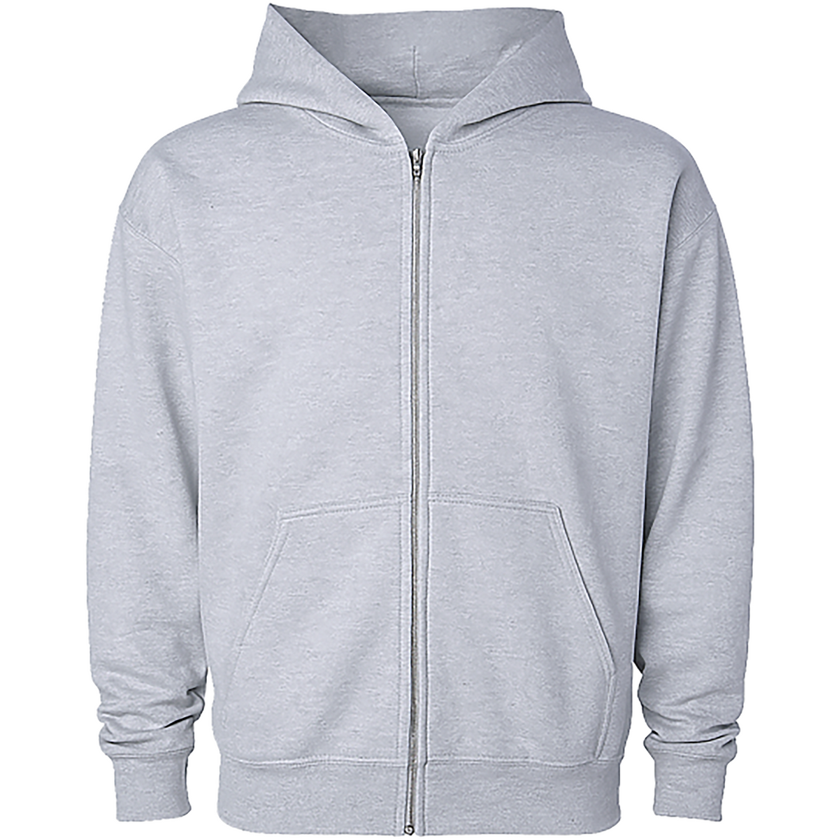 INDEPENDENT IND420ZIP, Mainstreet Zip Hood, Grey Heather