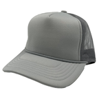 NISSI CAPS GN-1222FT, Foam Trucker Cap, Grey