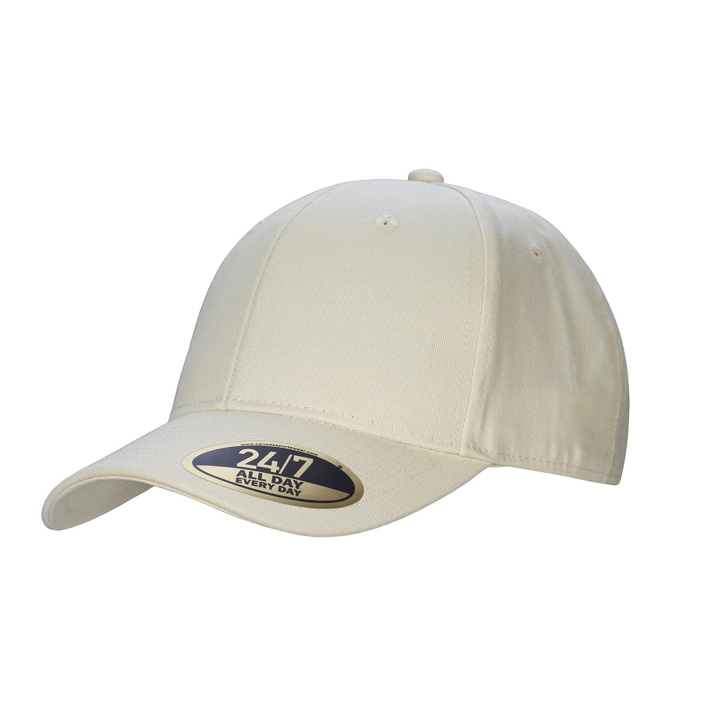 Canada Sportswear H08200, - Value - Snap Back Cotton Twill Cap, Ivory