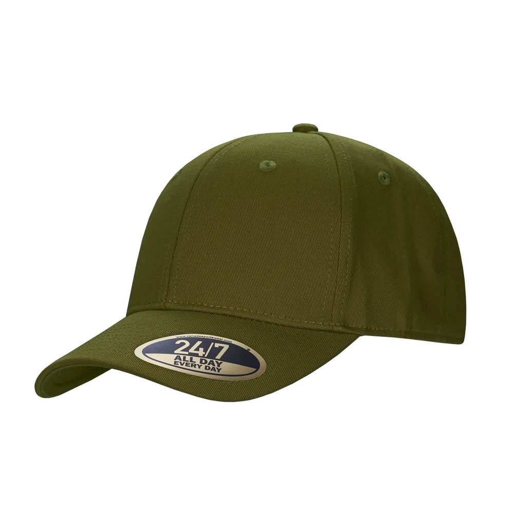 Canada Sportswear H08200, - Value - Snap Back Cotton Twill Cap, Moss Green