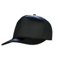 Muskoka Trail H08355, - True North - 5-panel Poly-cotton Twill Snap Back Cap, Black
