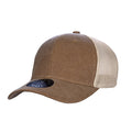 Muskoka Trail H08360, - Trailhead - Pigment Dyed Snap Back Trucker Cap, Caramel/Khaki