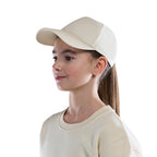 Canada Sportswear H8200Y, - Value - Youth Snap Back Cotton Twill Cap, Ivory