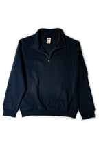 Just Like Hero HERO-4020, Youth Quarter Zip Sweatshirt, Navy Blue (FINAL SALE)