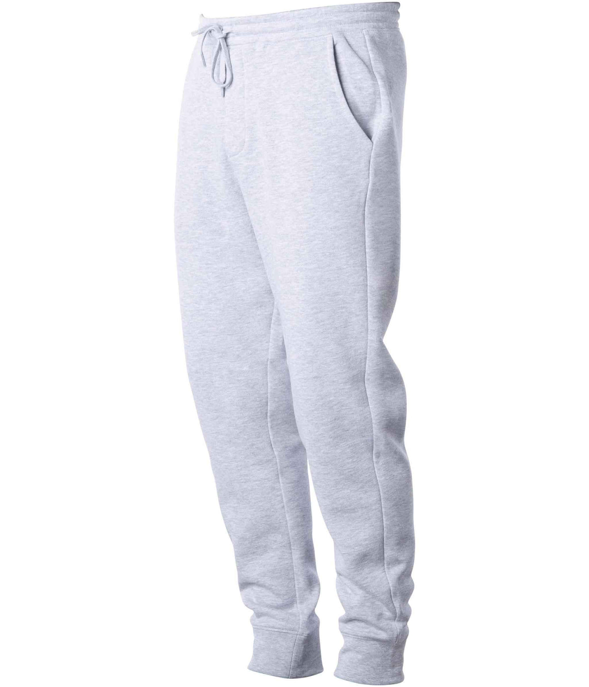 INDEPENDENT IND20PNT, Men's Midweight Fleece Pant, Grey Heather