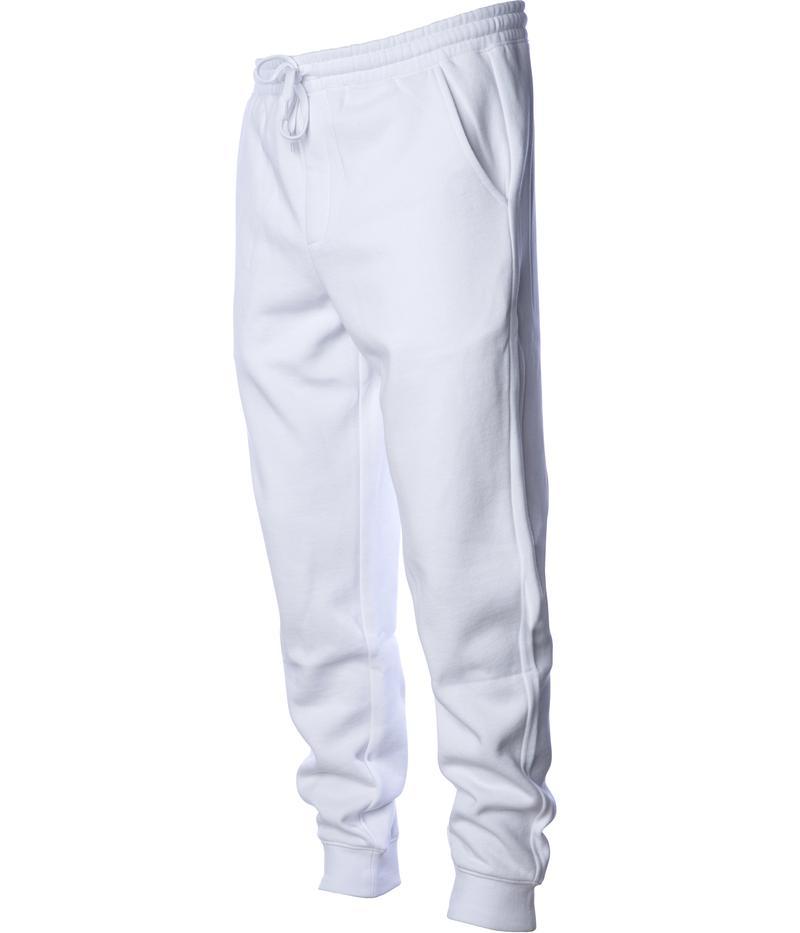 INDEPENDENT IND20PNT, Men's Midweight Fleece Pant, White