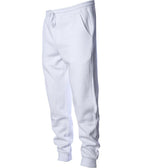 INDEPENDENT IND20PNT-P1, Ind20pnt - Men's Midweight Fleece Pant (colors A-r), White