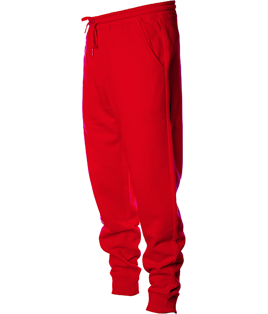 INDEPENDENT IND20PNT, Men's Midweight Fleece Pant, Red