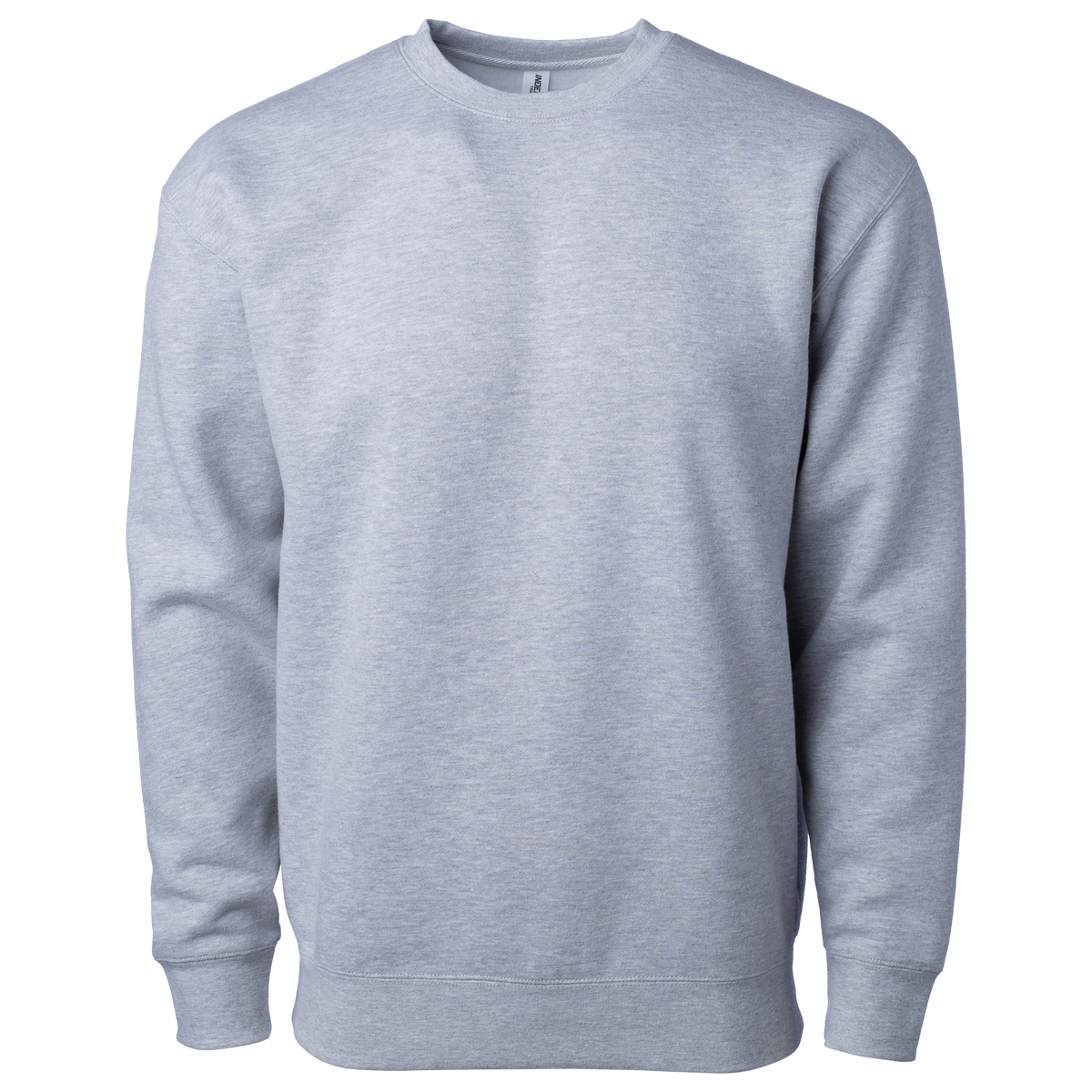 INDEPENDENT IND3000, Men's Heavyweight Crew Neck, Grey Heather