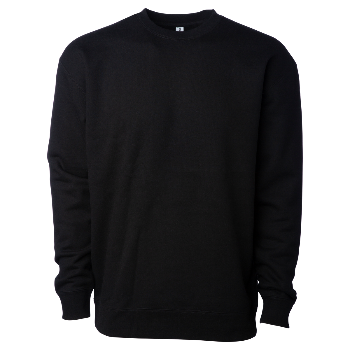 INDEPENDENT IND3000-P2, Ind3000 - Men's Heavyweight Crew Neck (colors D-s), Black