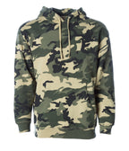 INDEPENDENT IND4000-P2, Ind4000 - Men's Heavyweight Hooded Pullover Sweatshirt (black Camo, Blue Aqua, Bone, Brown, Cement), Army Camo