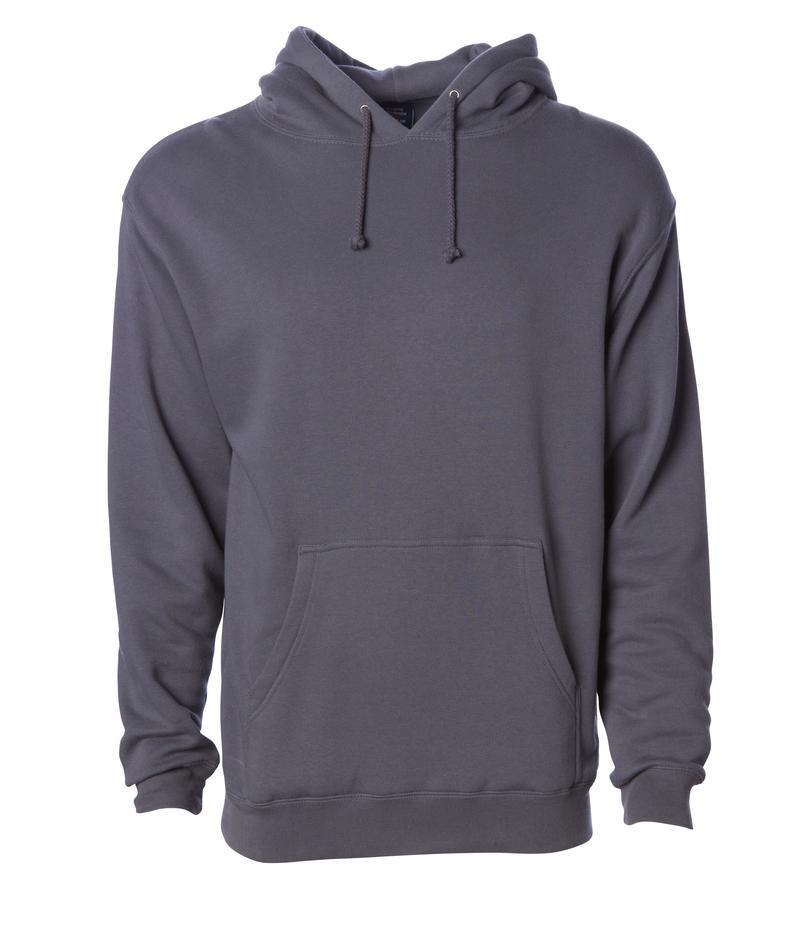INDEPENDENT IND4000-P2, Ind4000 - Men's Heavyweight Hooded Pullover Sweatshirt (black Camo, Blue Aqua, Bone, Brown, Cement), Charcoal