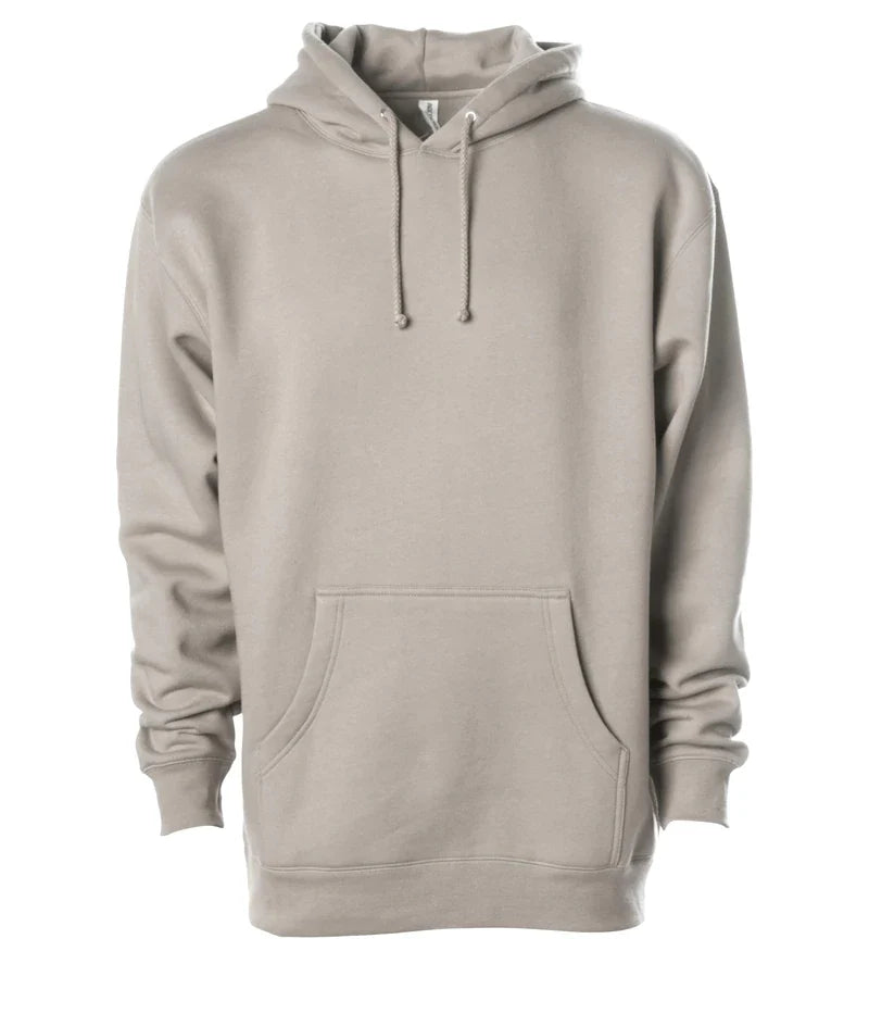 INDEPENDENT IND4000-P2, Ind4000 - Men's Heavyweight Hooded Pullover Sweatshirt (black Camo, Blue Aqua, Bone, Brown, Cement), Cement