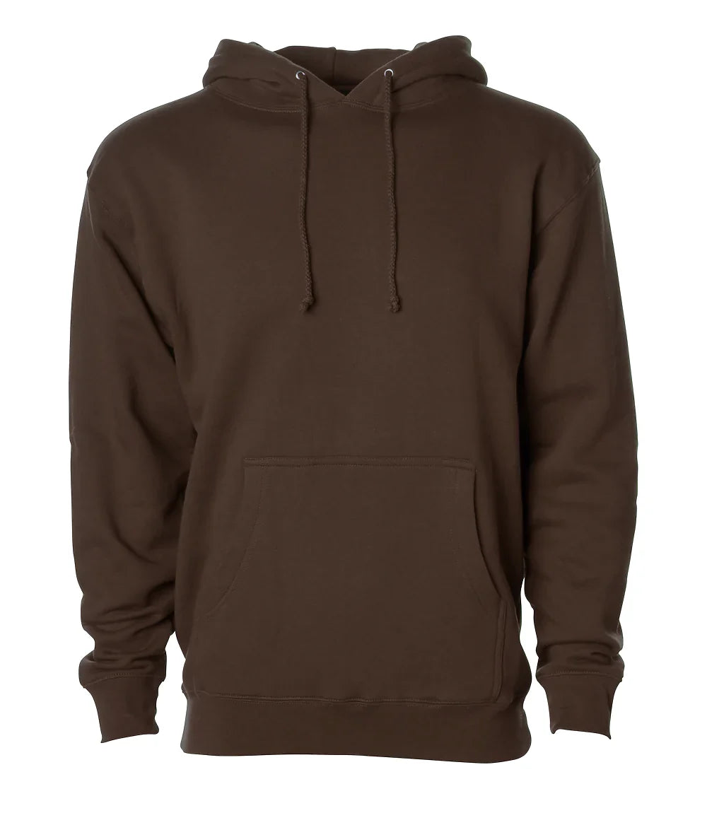 INDEPENDENT IND4000-P1, Ind4000 - Men's Heavyweight Hooded Pullover Sweatshirt (alpine Green, Army, Army Camo, Ash Heather, Black), Brown