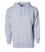 INDEPENDENT IND4000P, Heavyweight Hooded Pullover Sweatshirt, Grey Heather
