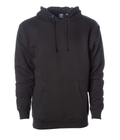 INDEPENDENT IND4000P, Heavyweight Hooded Pullover Sweatshirt, Black