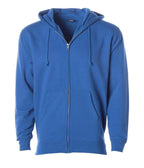 INDEPENDENT IND4000Z-P3, Ind4000z - Men's Heavyweight Zip Hooded Sweatshirt (sandstone), Royal