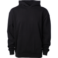 Independent Trading Co. IND420XD, Mainstreet Pullover Hood, Black