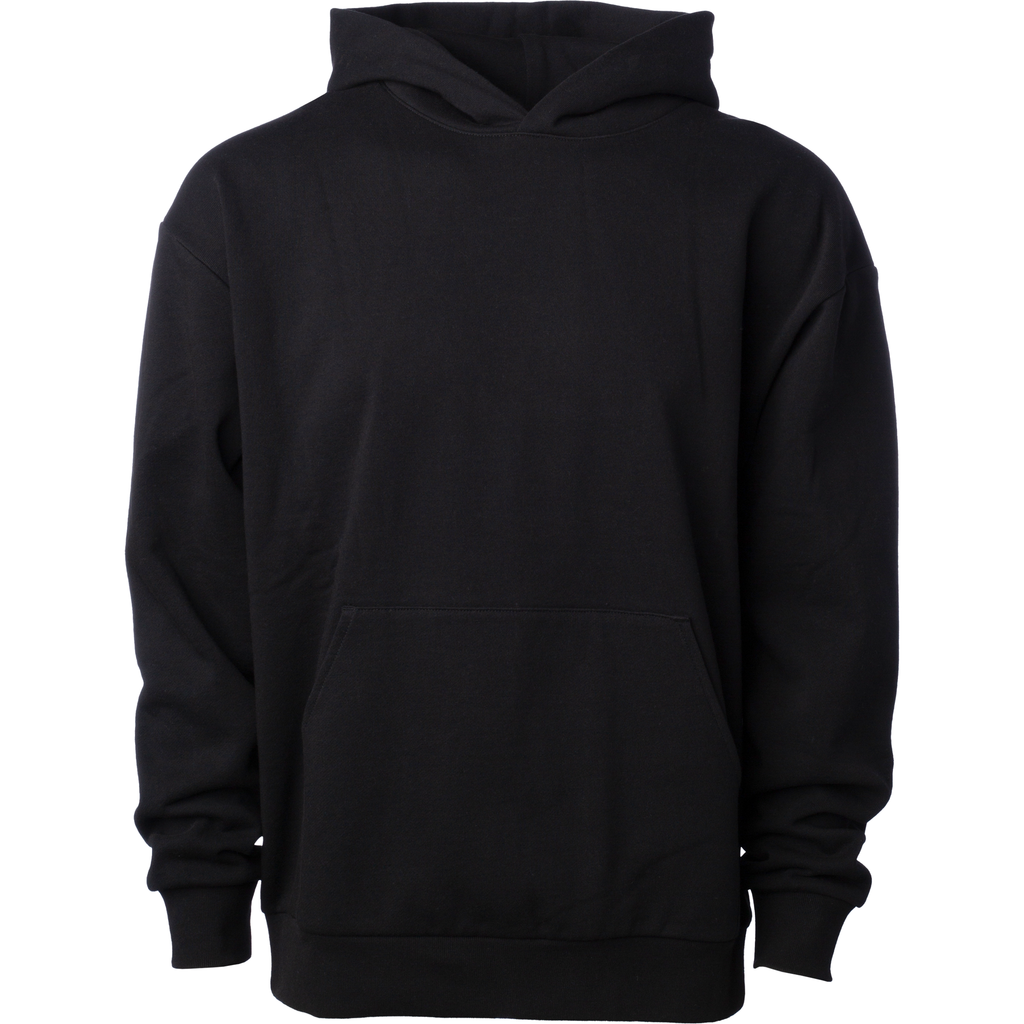 INDEPENDENT IND420XD-P1, Ind420xd - Mainstreet Pullover Hood (colors B-o), Black