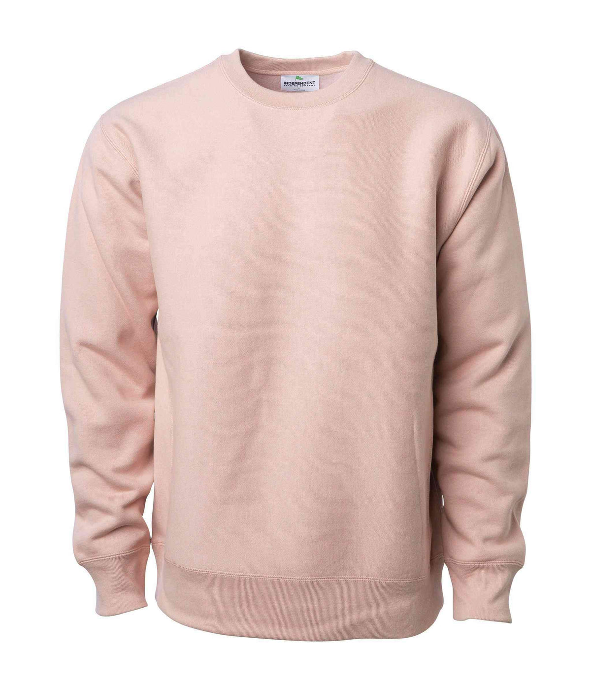 INDEPENDENT IND5000C Legend-P1, Ind5000c Legend - Men's Premium 450gm Heavyweight Cross-grain Crew (colors A-g), Dusty Pink